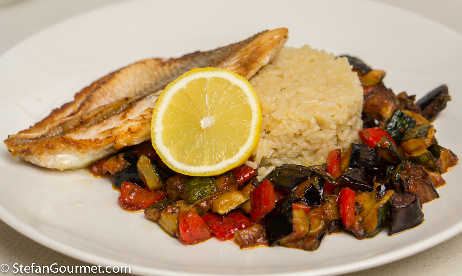 Sea Bream Ratatouille